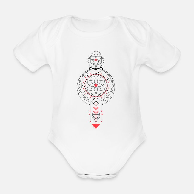 Baby Body mit geometrischer Form